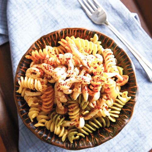 Fusilli aioli