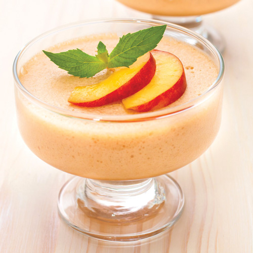 Peach Mousse Dessert