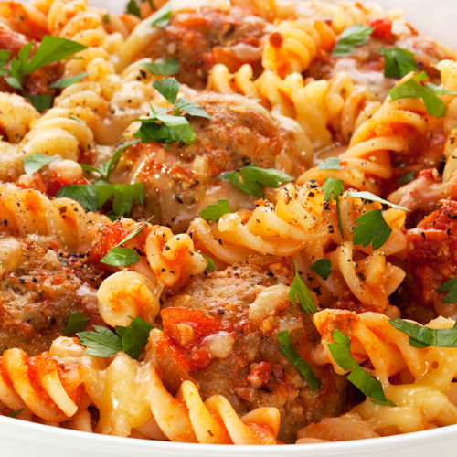 Sausage capsicum pasta